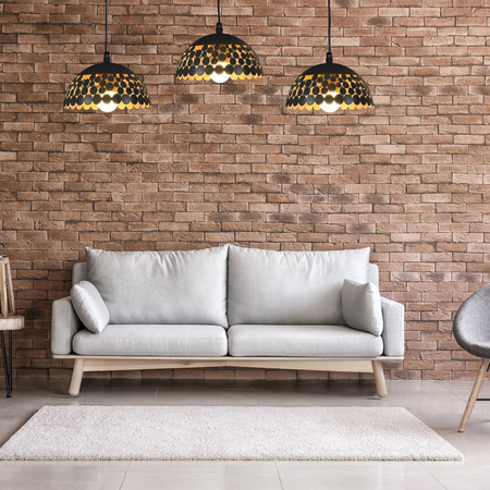 Milagro Lampa wisząca LISA BLACK 3xE27 ML6136 CZARNY