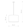 Lampa wisząca Nowodvorski 4961 ALICE GOLD L