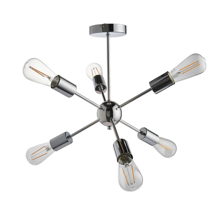 Lampa sufitowa Endon Lighting Rubens 79469 chrom