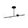 Lampa sufitowa BIOR 4 BLACK Emibig 1020/4 biały/czarny