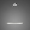 Lampa wisząca Ledowe Okręgi No.1 40cm 4k srebrna Dali