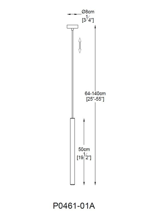 Lampa sufitowa Zuma Line Loya Pendant P0461-01A-L8L8 Czarna