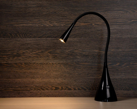 Lampa biurkowa Lucide ZOZY czarny 18650/03/30