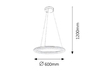 Lampa wisząca Rabalux Georgina 2566 chrom