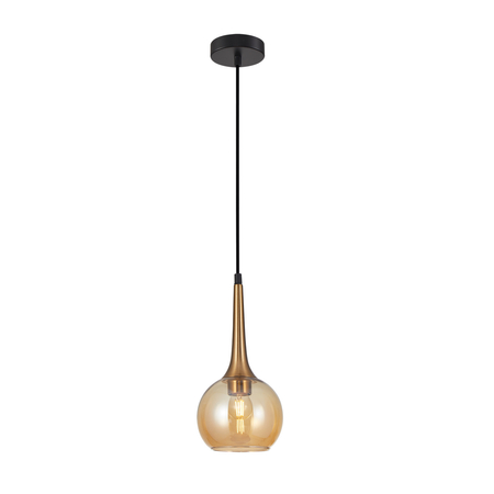 Lampa wisząca Italux PND-42361-1-BRO-AMB Brąz antyczny
