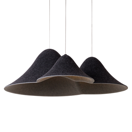 MAXLIGHT P0565 LAMPA WISZACA BELLMOND BLACK&GREY