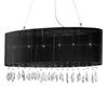 Lampa wisząca SIDNEY OVAL BLACK Azzardo AZ0914 black