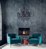 Żyrandol Italux MD72709-6B Barocco Black