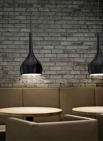 Lampa wisząca SOUL 1 BLACK Azzardo AZ0273 black