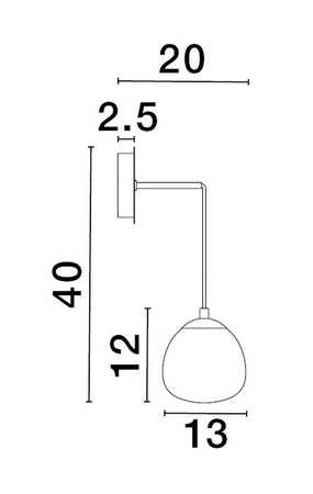 Lampa wisząca Luces Exclusivas ADOBE - złoty LE43366