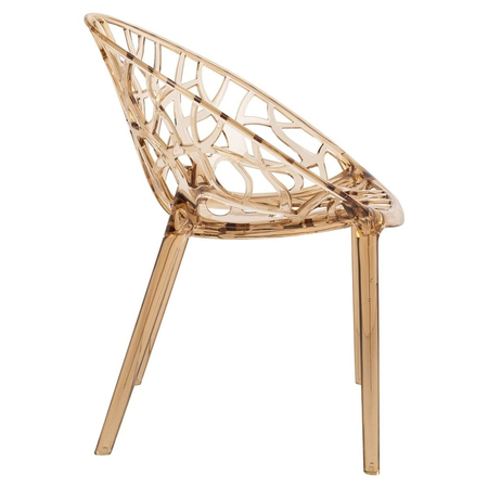 Krzesło KORAL amber - poliwęglan