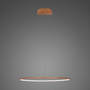 Lampa wisząca Ledowe Okręgi No.1 40cm 4k miedziana Dali