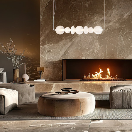 Milagro Lampa wisząca DAPHNE WHITE 40W ML0864 ZŁOTY