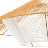 Lampa wisząca Nowodvorski JAPANDI S 11156 Naturalne drewno Biały