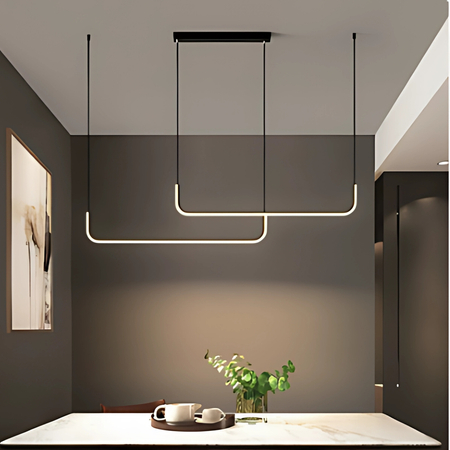 Lampa wisząca Abigali Nikon 36W nowoczesna czarna