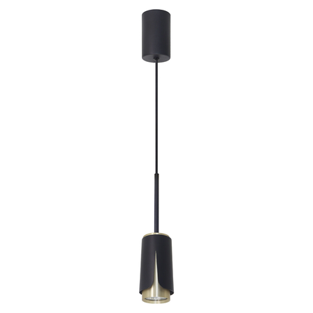 Milagro FLOWER BLACK GOLD LAMPA WISZĄCA 1xGU10 ML0267 CZARNY + ZŁOTY