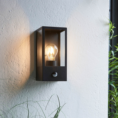 Kinkiet zewnętrzny Endon Lighting Oxford PIR 94995 czarny