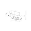 Spot FOCUS MINI LED Nowodvorski 10071 czarny