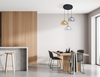 Lampa wisząca Italux Ainale PND-54637-3-BK-SG Czarny