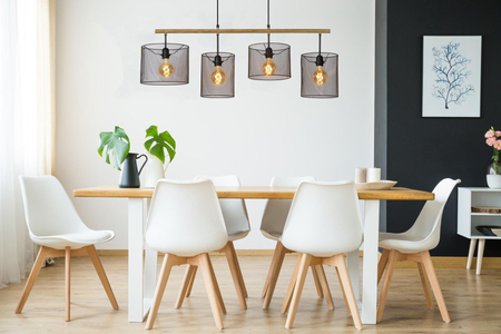 Lampa wisząca Lucide BASKETT czarny 45459/04/30