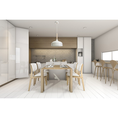 Milagro Lampa wisząca Taylor Biały 1xE27 60W MLP6217 BIAŁY