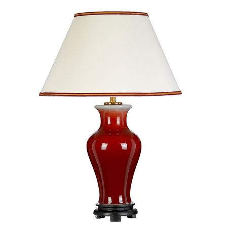 Lampa stołowa Elstead Lighting Majin czerwony DL-MAJIN-TL-OXB