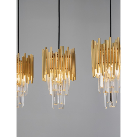 Lampa wisząca Luces Exclusivas PELAVRO LE45106 złoty i odcienie złota, czarny