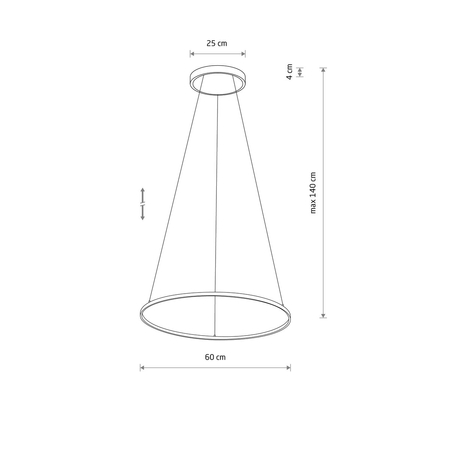 Lampa wisząca Nowodvorski CIRCOLO LED 11403 Silk olive