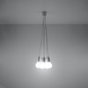 Sollux Lighting Lampa wisząca DIEGO 5 biała SL.0571