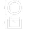 Lampa sufitowa Astro Arezzo ceiling 1049003 Polerowany Chrom