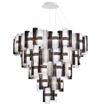 Lampa wisząca Slamp LA LOLLONA 5 - PEWTER LALS5XLPWT06T00NMTEU szary