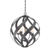 Latarnia wisząca Blacksmith - 5 źródeł światła Quintiesse QN-BLACKSMITH-5P-OBK