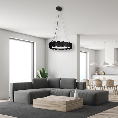 Milagro Lampa wisząca SOHO BLACK 24W LED ML6157 CZARNY