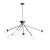 Lampa wisząca HOLM 6 BLACK Aldex 1082K1 czarny