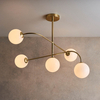 Lampa sufitowa Endon Lighting Otto 75939 mosiądz