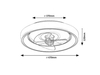 Lampa sufitowa Rabalux Horacio 71009 czarny