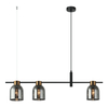 Lampa wisząca Italux Servio PND-66892-3-BK-SG Czarny