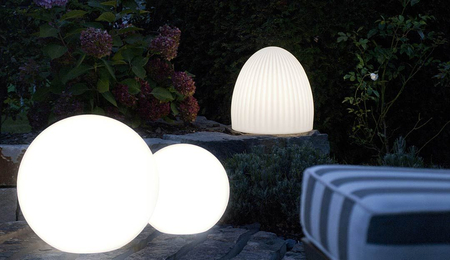 Kula LED Lampa zewnętrzna ogrodowa E27 Ø30 32416W biały