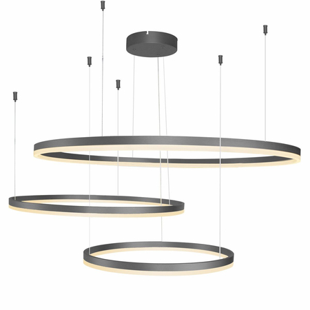 Lampa wisząca HALO 100+80+60 BK Azzardo AZ4707 czarny
