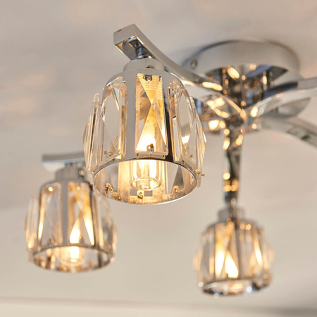 Lampa sufitowa Endon Lighting Ria 96454 chrom