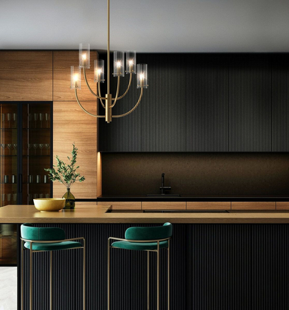 Lampa wisząca Maytoni Arco MOD223PL-06BS Brass