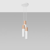 Sollux Lighting Lampa wisząca PABLO 3P biała SL.1013