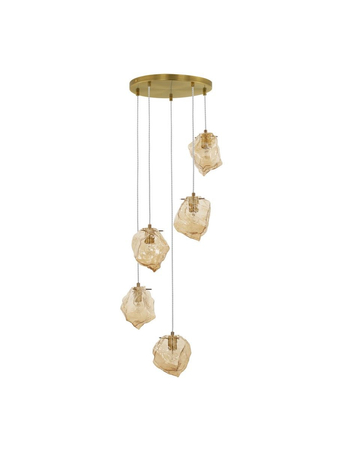 Lampa wisząca Luces Exclusivas BALUN - złoty LE43402