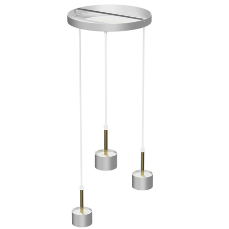 Milagro Lampa wisząca Arena 3xGX53 Biały/Złoty MLP7756 Biel / Złoto