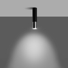 Sollux Lighting Plafon LOOPEZ czarny/miedź SL.0945