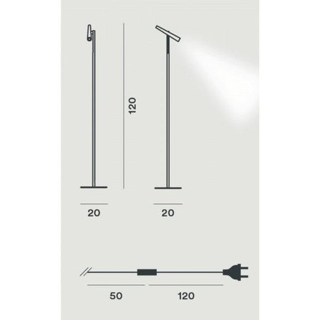 Lampa podłogowa Foscarini 202004R2-20 Magneto