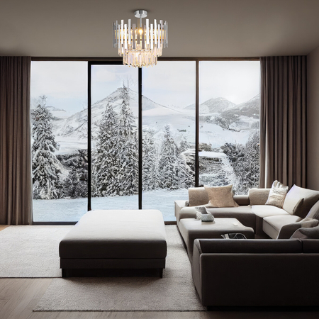 Milagro Lampa sufitowa ASPEN CHROME 6xE14 ML8809 CHROM