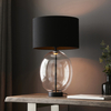 Lampa stołowa Endon Lighting Kelda Oval 100446 czarny