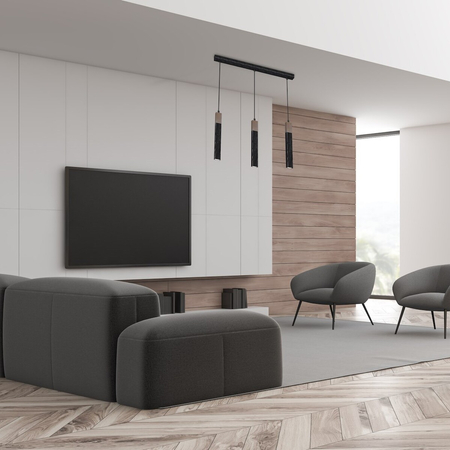 Milagro Lampa wisząca SOLO SAWN BLACK / PATINATED WOOD 3x mini GU10 MLP7470 PRZECIERANY CZARNY / DREWNO PATYNOWANE