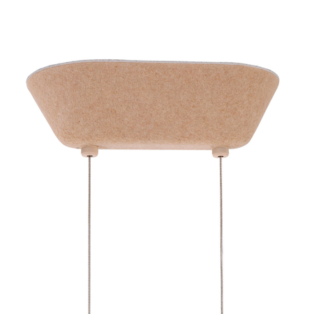 MAXLIGHT P0568 LAMPA WISZACA CARBON CREAM&GREY